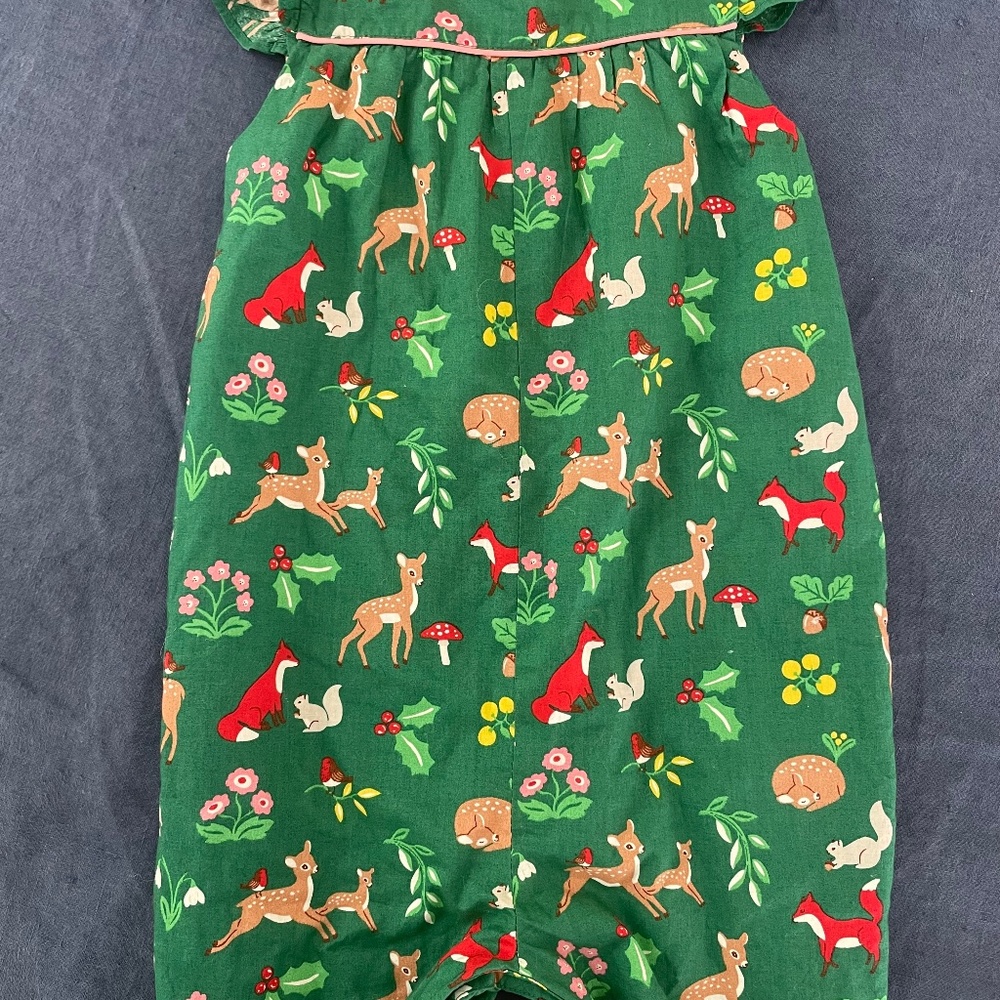 Mini Boden Ruffle Printed Romper